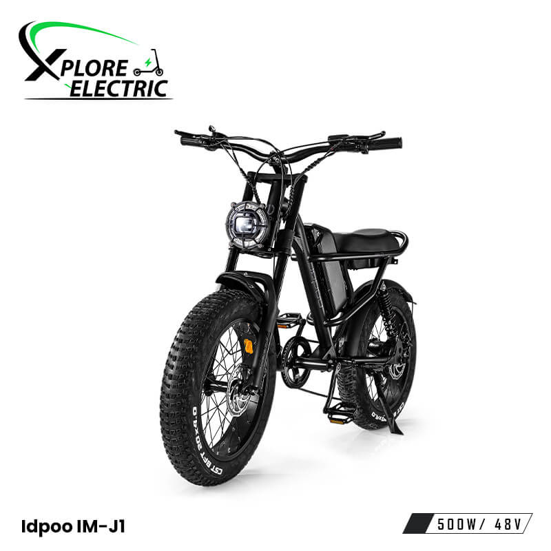  IDPOO Ebike para adultos, bicicleta eléctrica retro